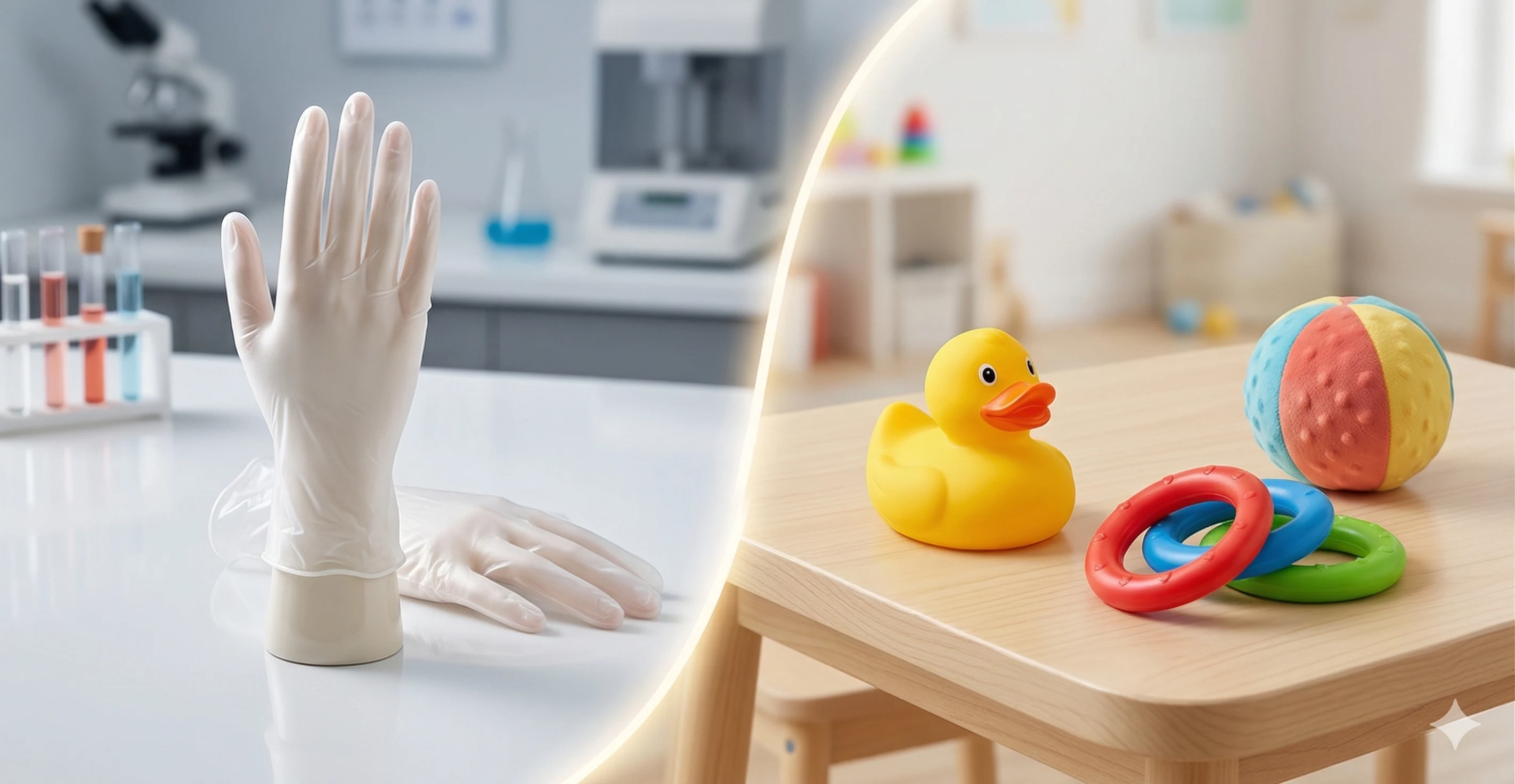 Gloves and Toys Application
