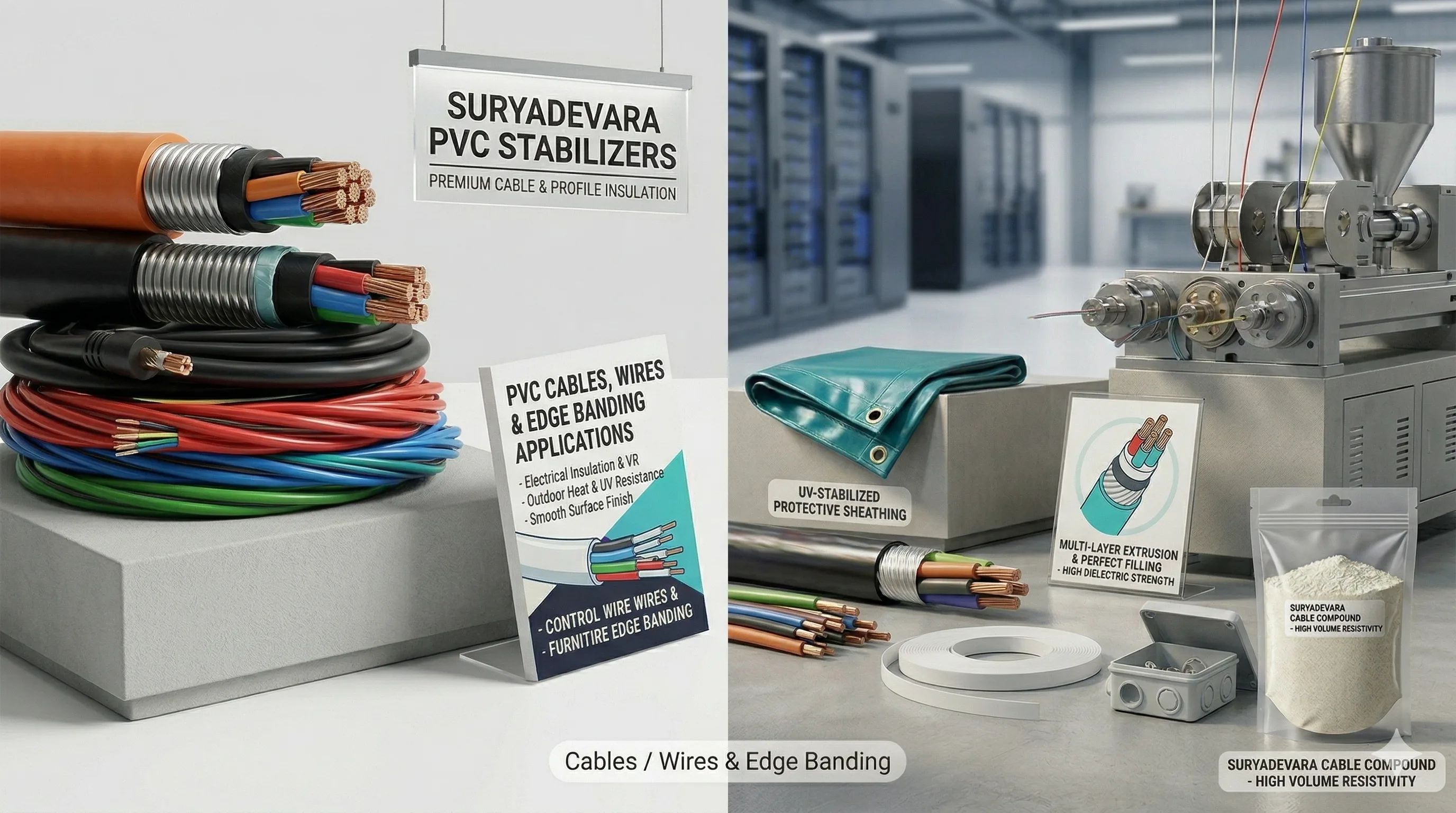 Cables / Wires & Edge Banding Application